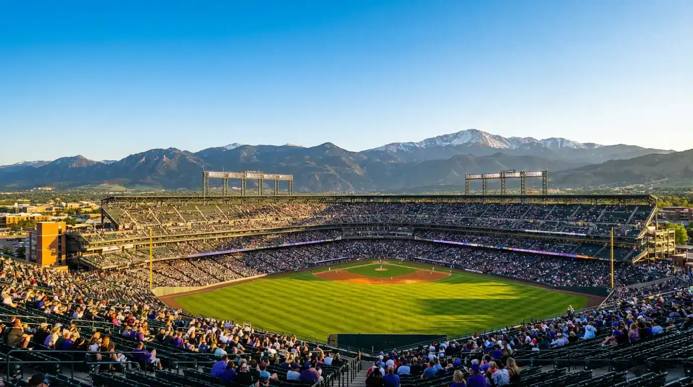 Coors Field in Denver als Extrembeispiel für Ballpark-Faktoren bei MLB-Wetten